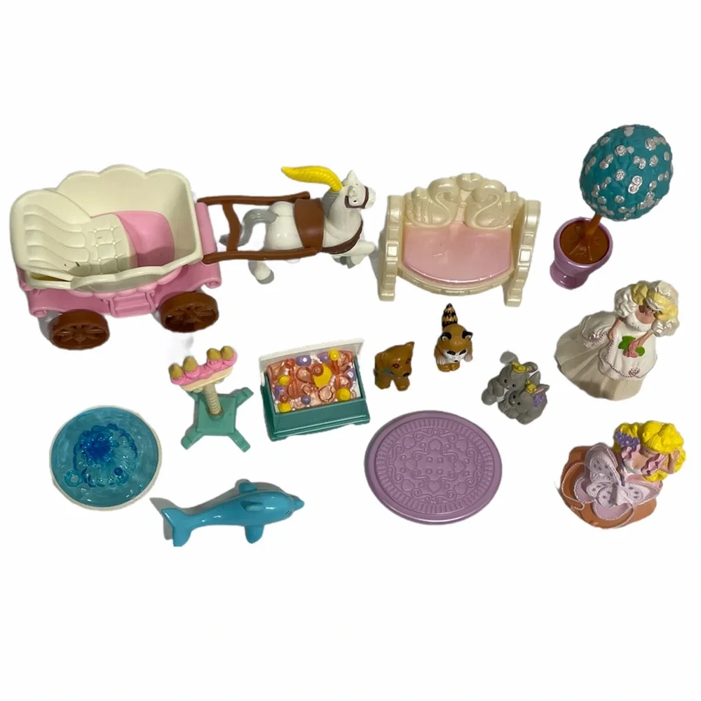 Vintage Princess Doll Fairytale Toys 14 Pc Set